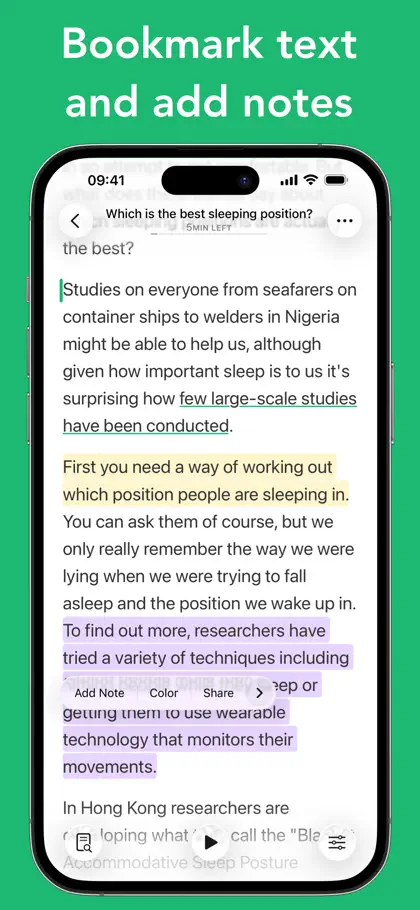 Screenshot 6 von 6 zu Outread: Speed Reading