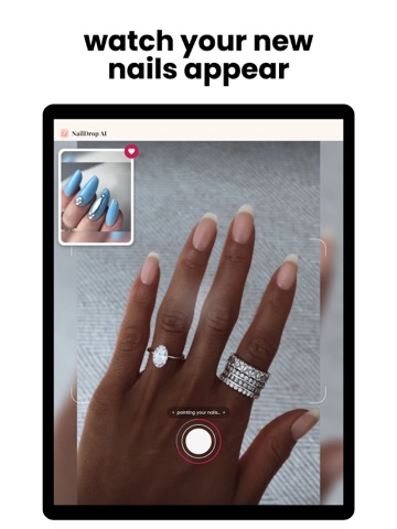 NailDrop AI: Nail Art Try On iPad screenshot