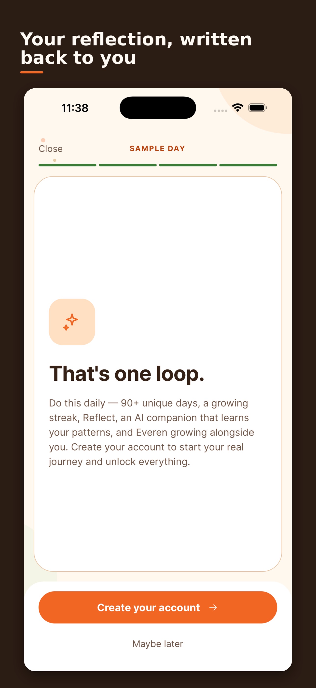 Screenshot 3 of Everen: AI Journal & Habits