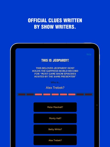 Jeopardy! Daily iPad screenshot