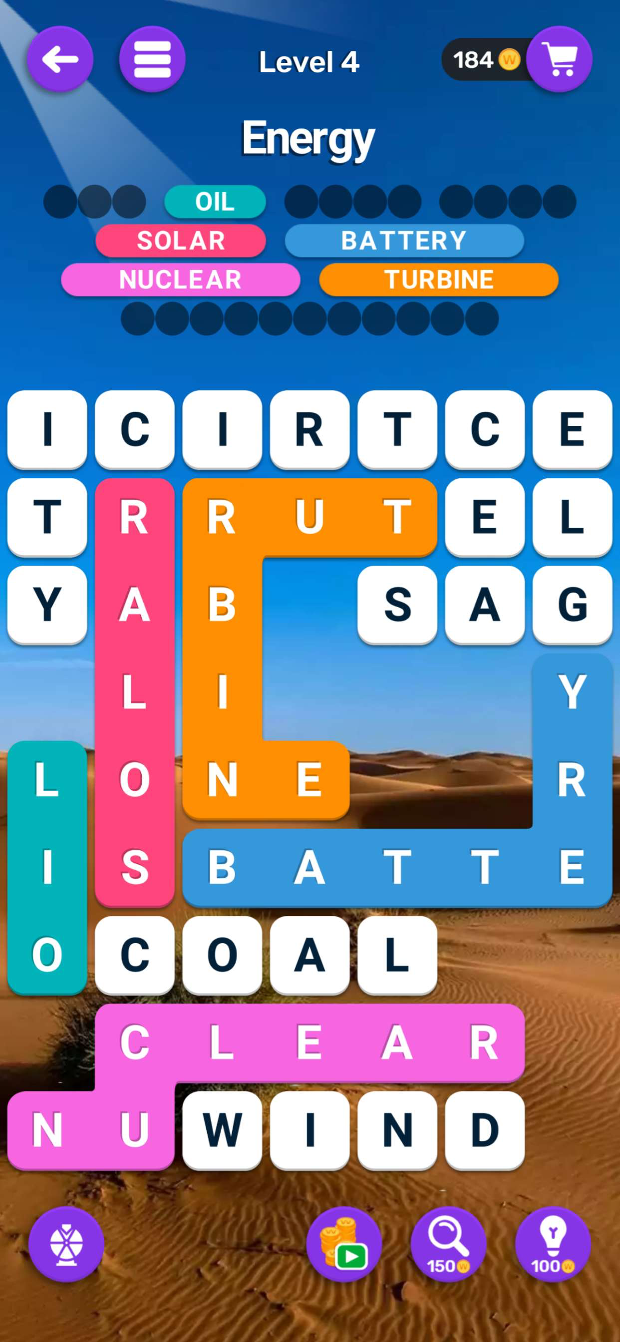 Word Search Blocks