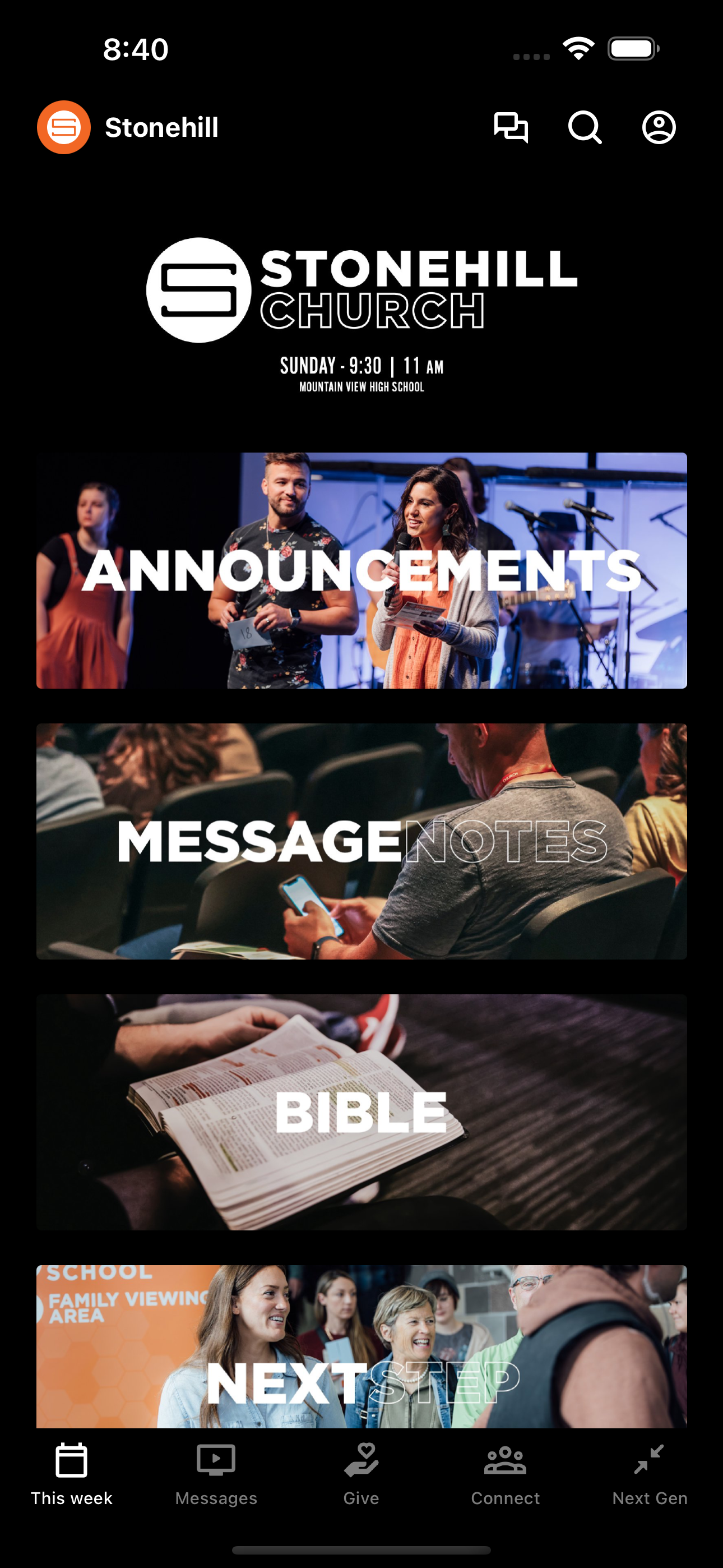 Stonehill Church Idaho