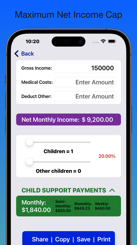 #4. Child Support Calc (iOS) 由: ACS4Law