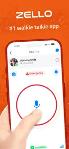 Zello Walkie Talkie screenshot #1 for iPhone