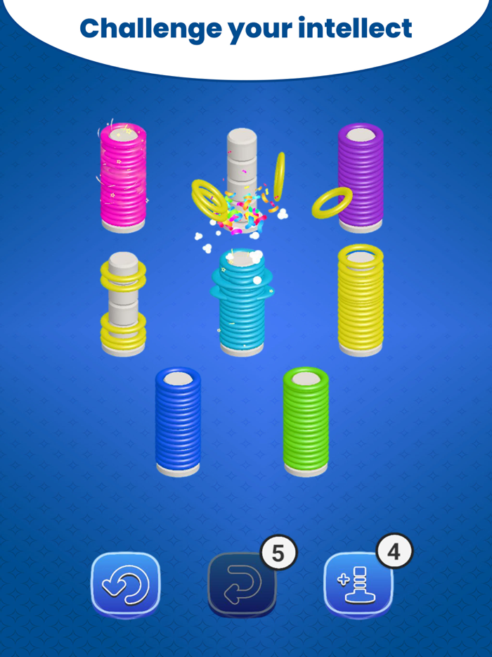 Slinky Sort Logic Puzzle Game