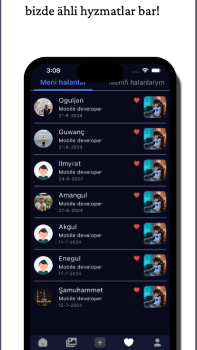 Y.E.S Tm: hyzmatlar & bildiriş Screenshot