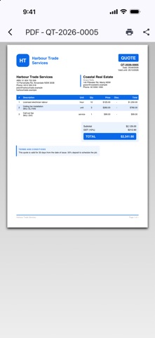 GH Quotes: Estimate Maker screenshot 2