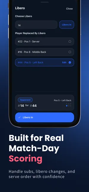 AceTrack: Volleyball Scorebook screenshot 4