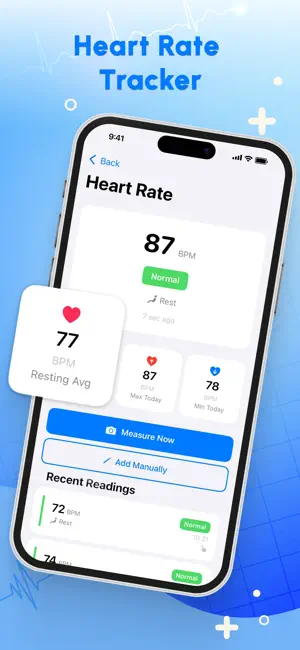 Blood Pressure Log & Track iPhone screenshot 2