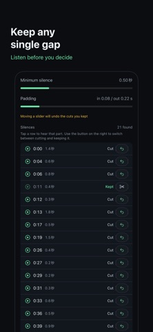 Pauseless: Auto Silence Cutter Screenshot 2 of 5
