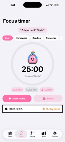 Habit Town: Pomodoro Timer screenshot 2