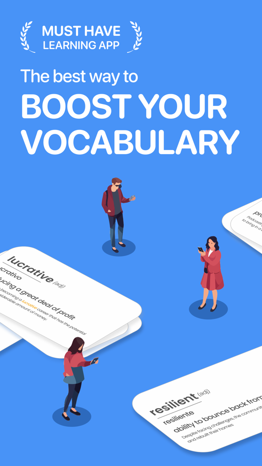 #1. Vocabulary Builder, Dictionary (iOS) 由: ProtonMob