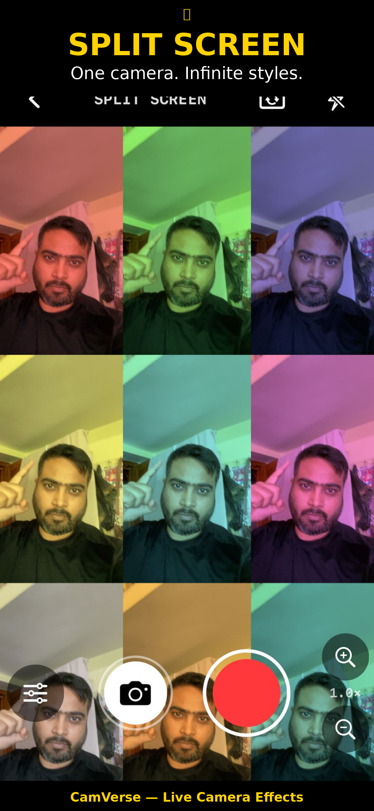 CamVerse – Live Camera Effects screenshot 9