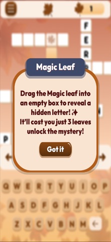 Maple Grid: Crossword Puzzle screenshot