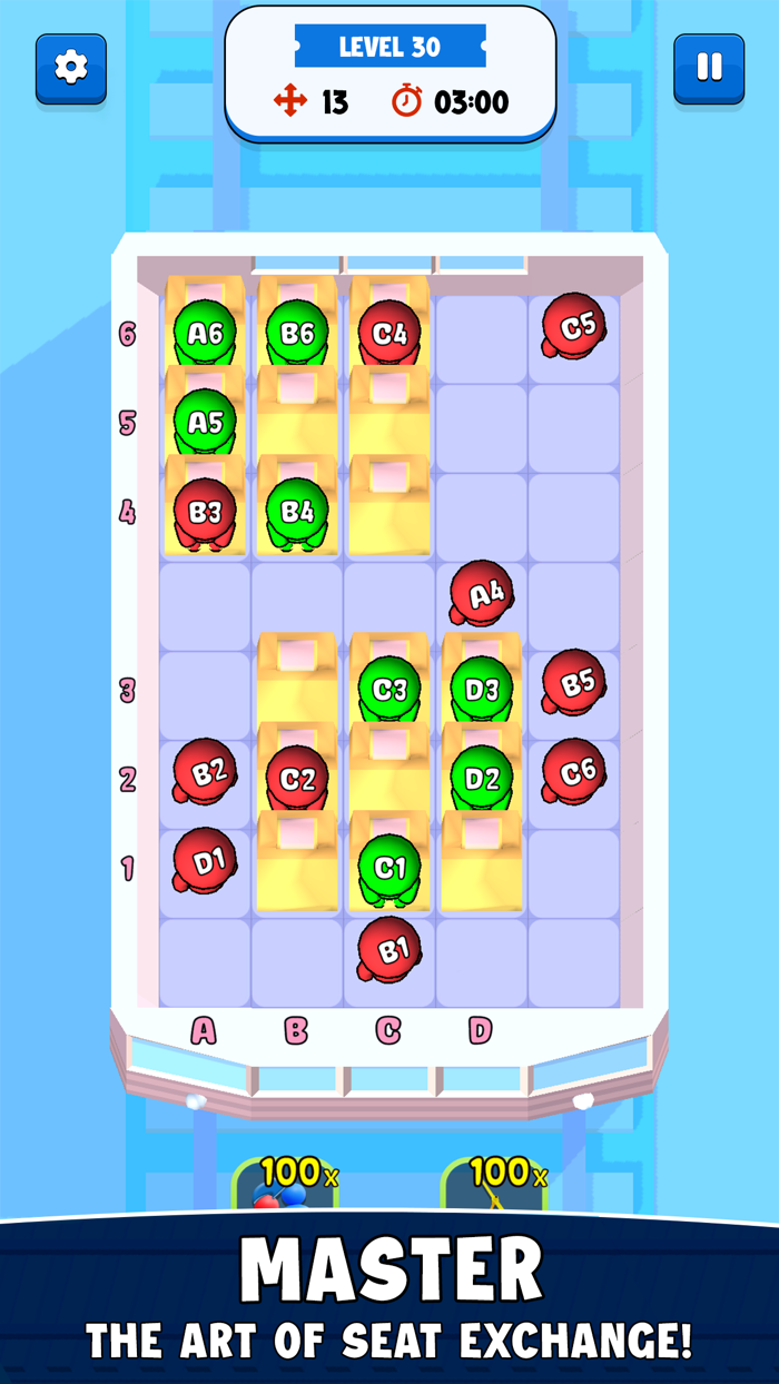 Bus Seat Jam Master 3D