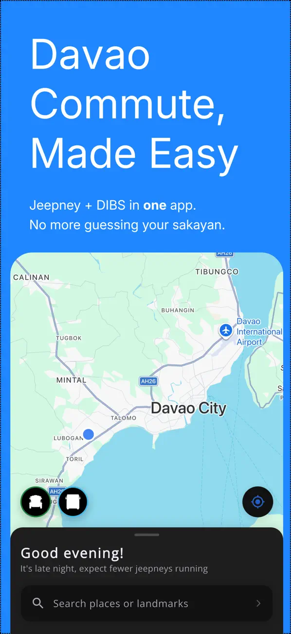 Screenshot #1 pour Davao Commuters