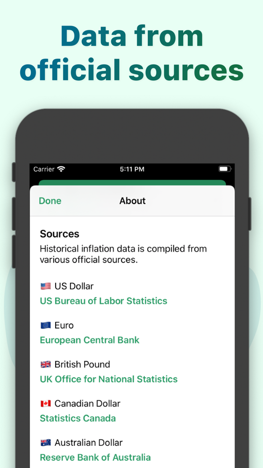 #4. Inflation Calculator (iOS) 由: Dylan Burton