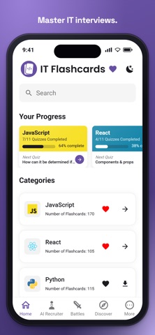 IT Flashcards iPhone screenshot