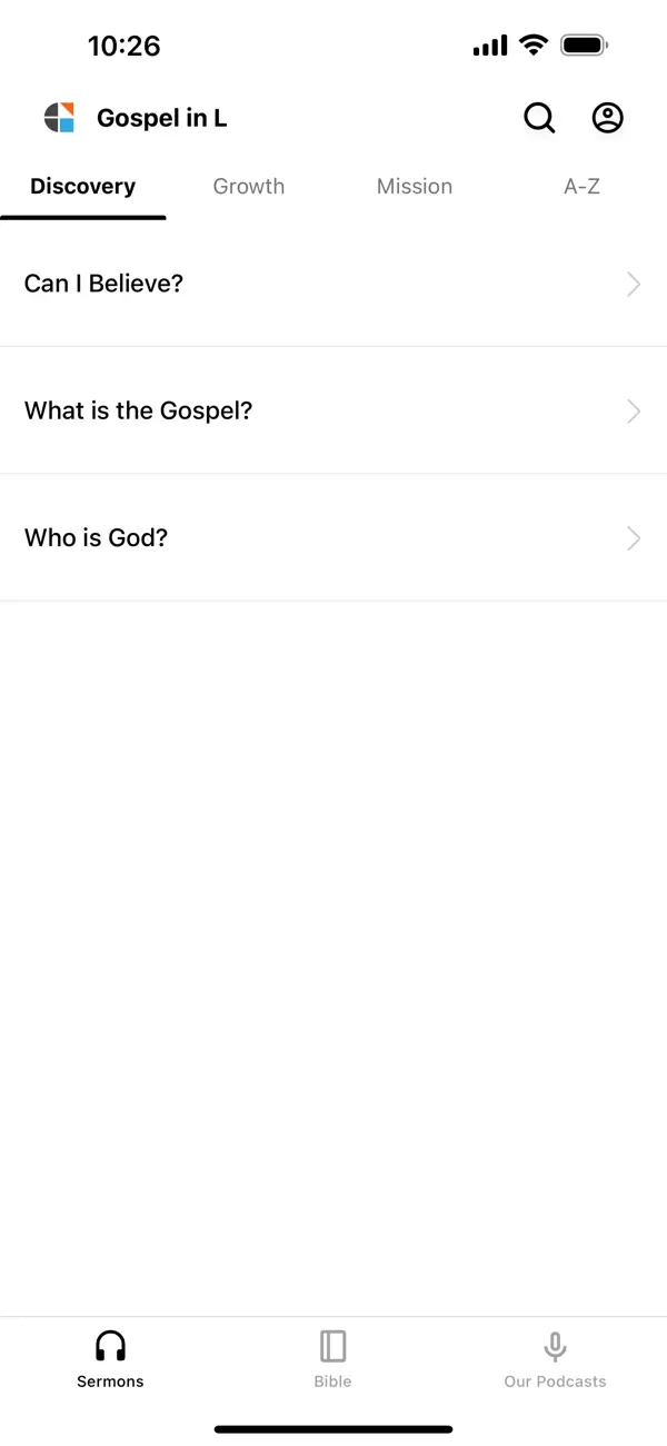 Screenshot #1 pour Gospel in Life