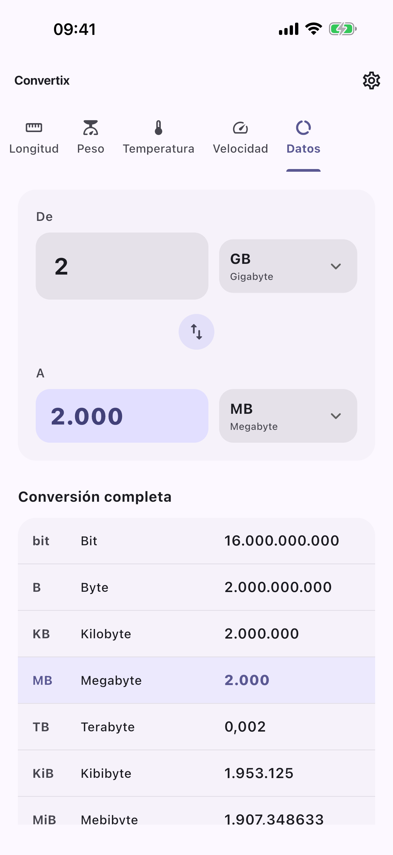 Convertix screenshot 9