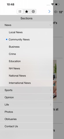 The Nashua Telegraph iPhone screenshot