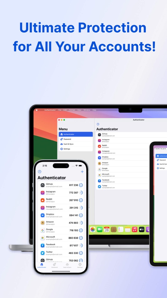 Authenticator App: 2FA - 2.3.4 - (macOS)