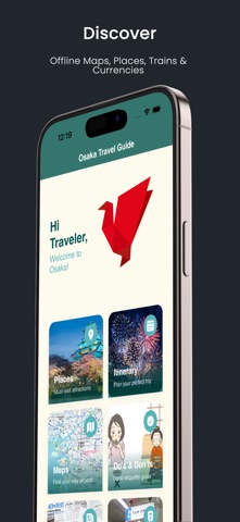 Osaka Travel Guide & Maps screenshot