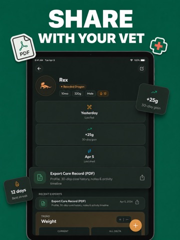 TerraGuard: Exotic Pet Care AI iPad screenshot