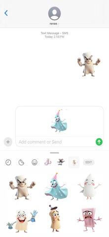 弹性餐巾贴纸 screenshot
