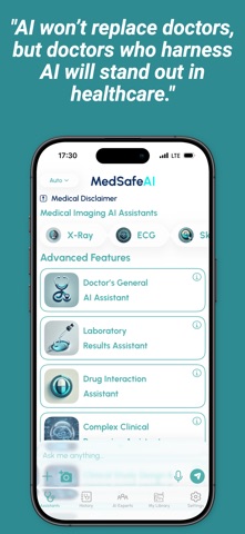 MedSafeAI: AI Doctor Assistant iPhone screenshot