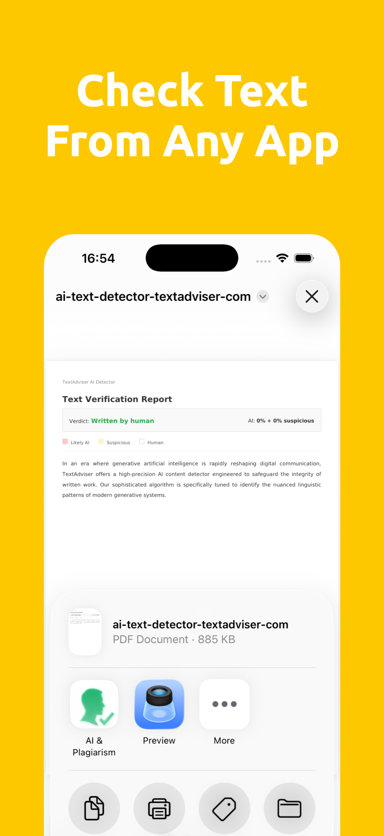 TextAdviser: AI & Plagiarism