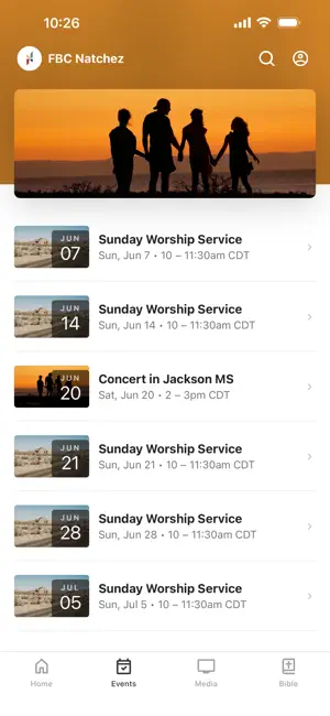 First Baptist Church Natchez screenshot 2