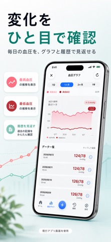 BPSnap 血圧かんたんノート screenshot