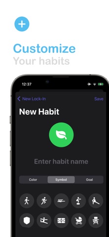 Lock in - Habit tracker Screenshot 4 of 6