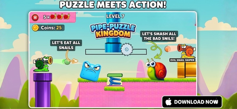 Snail Bob Rolling Games screenshot 3