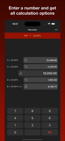 Plus & Minus Percent Screenshot 3 of 3