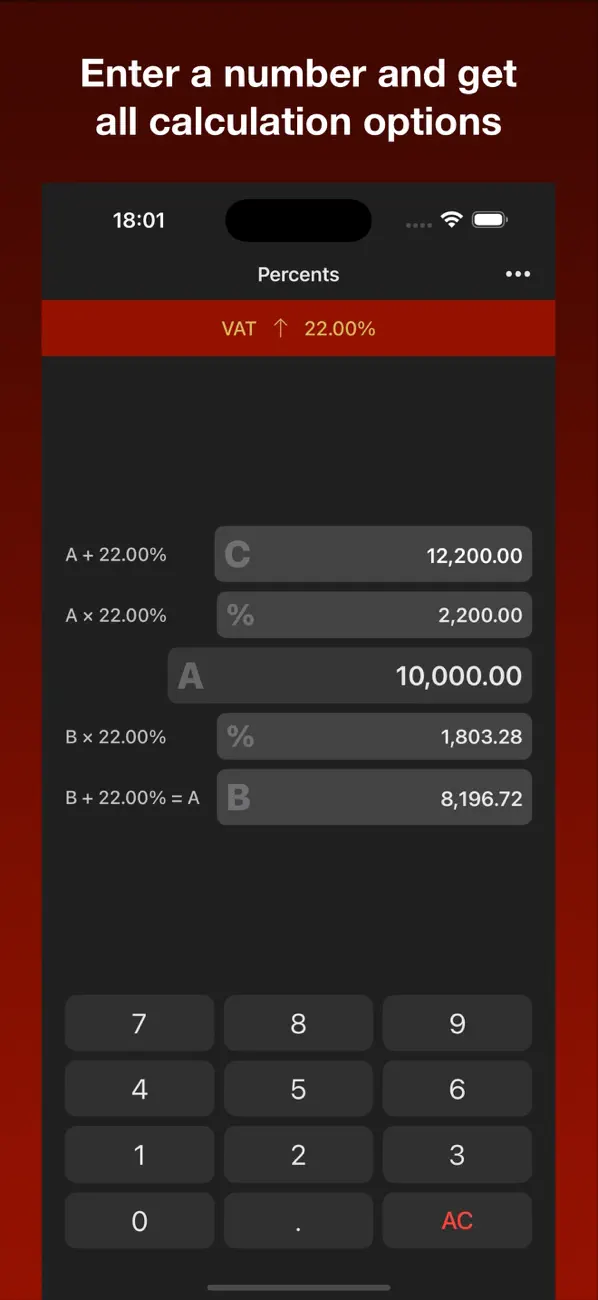 #3. Plus & Minus Percent (iOS) De: Evgeny Turchaninov