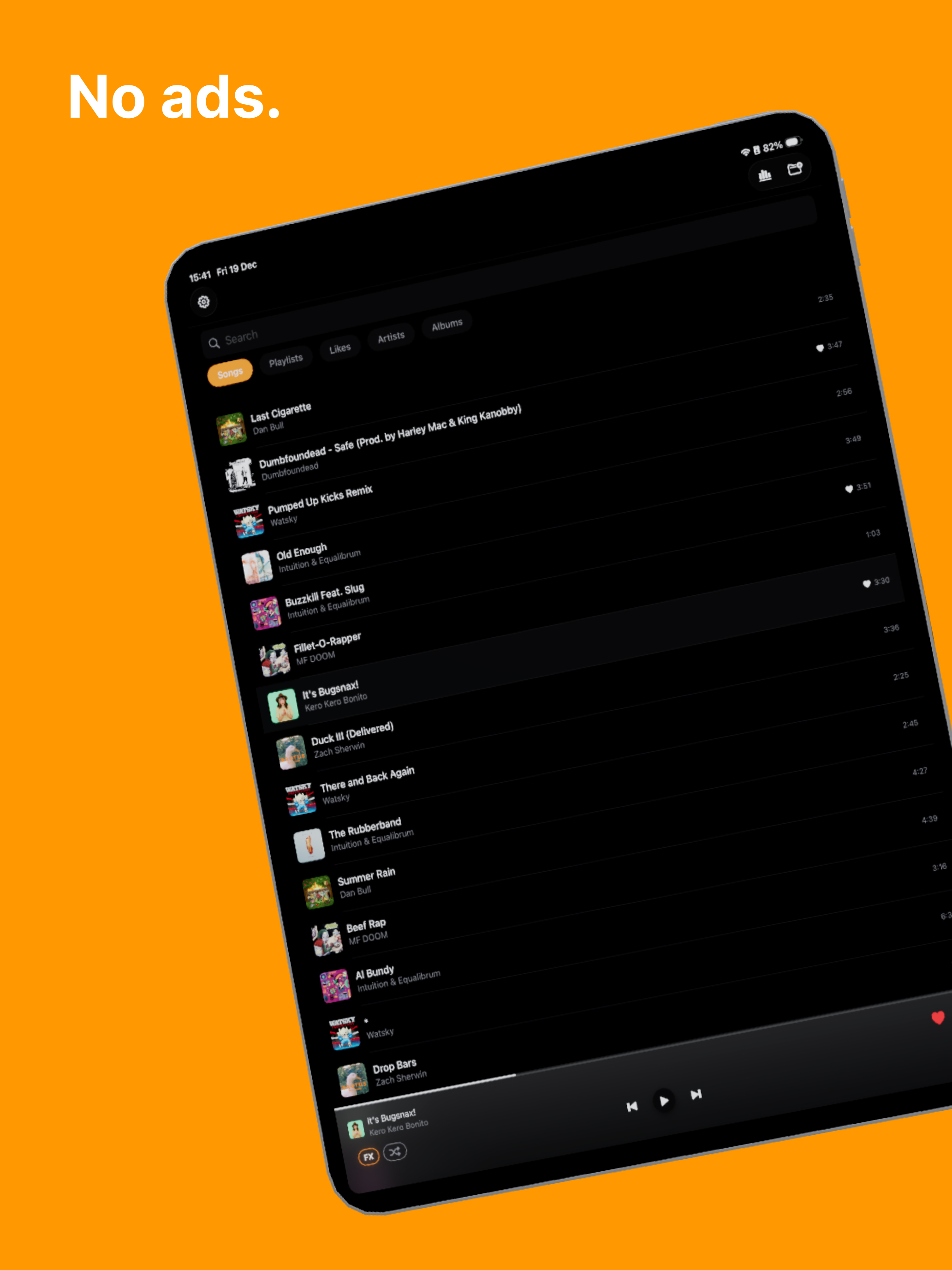 UX Offline Music Player