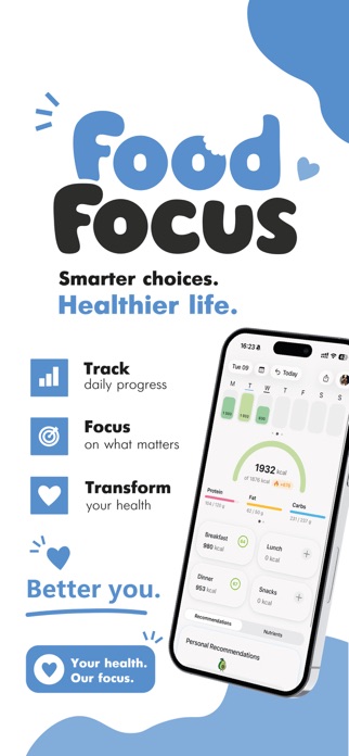 Calorie Tracker - Food Focus Screenshot 1 of 4