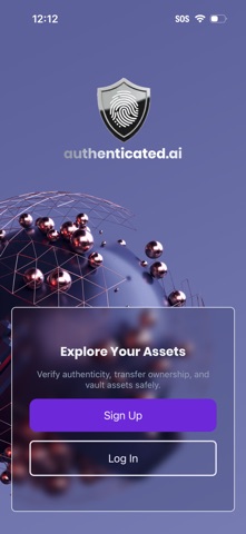 authenticated.ai Vault iPhone screenshot
