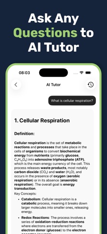 Biology AI - Study Scanner iPhone screenshot