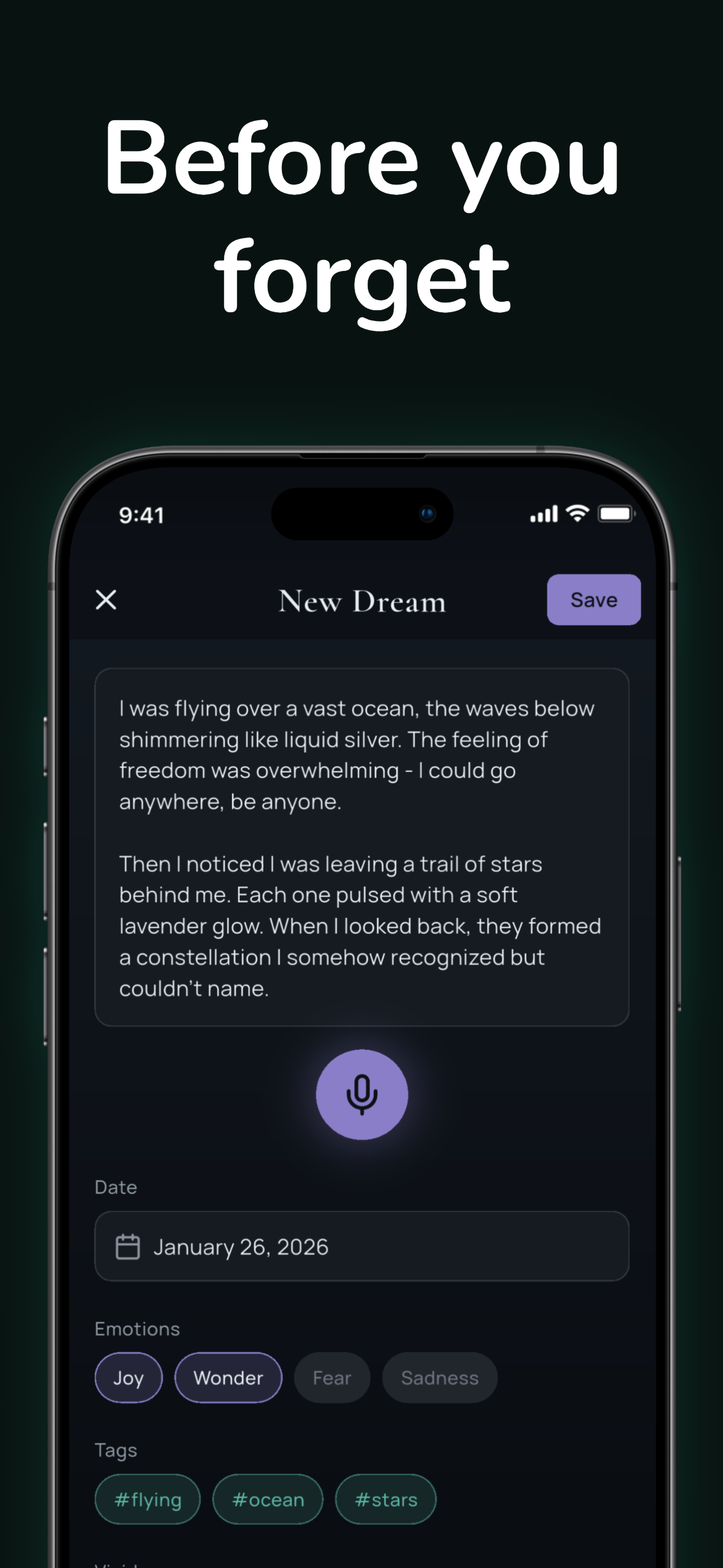 Nyx Dream Journal screenshot 8