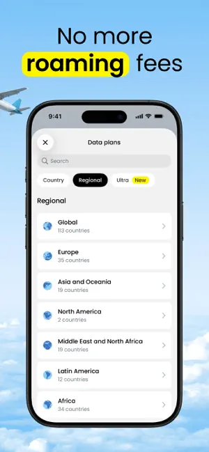 Saily eSIM: Travel & Data iPhone screenshot 3