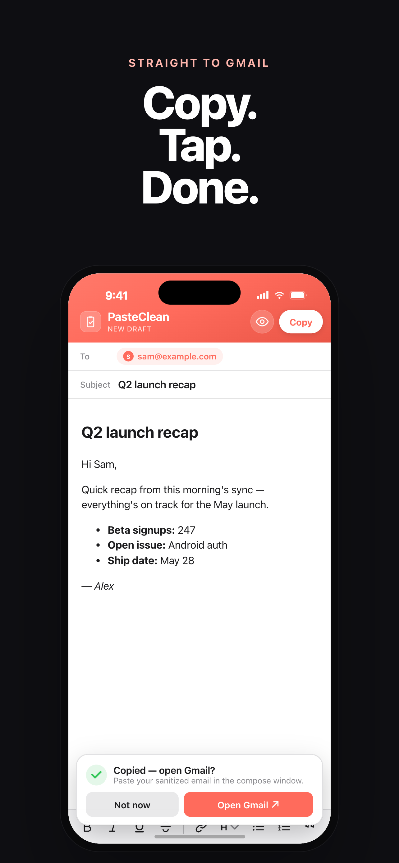 PasteClean screenshot 4