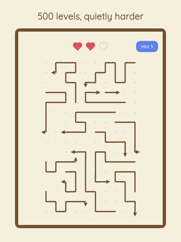 Arrows: Minimalist Puzzle iPad screenshot