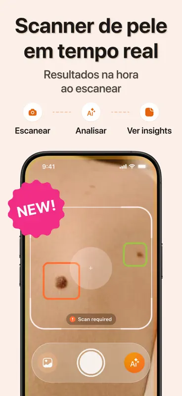 Pele Scan: Derma Saúde Digital screenshot 2 of 9