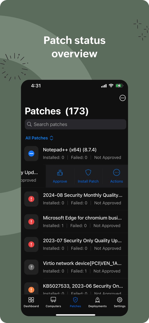 iPhone screenshot