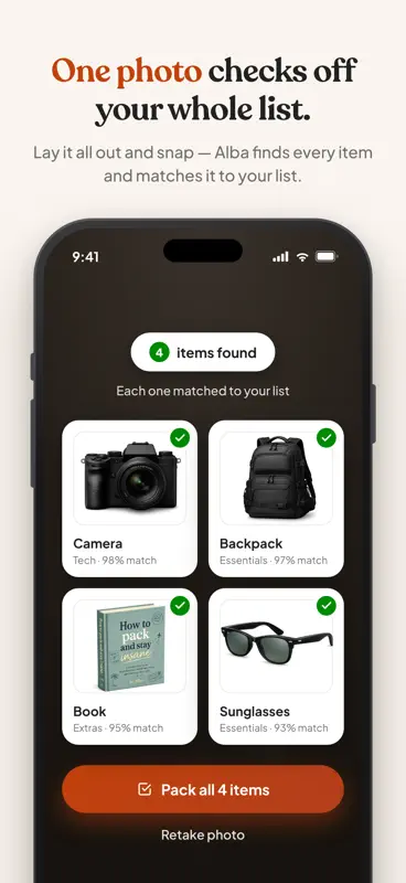 Alba: Travel Packing List screenshot 4 of 8