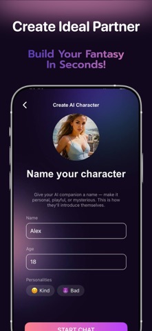 AI Girlfriend: Virtual Fantasy iPhone screenshot