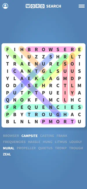 Word Search Puzzles ·· screenshot 2
